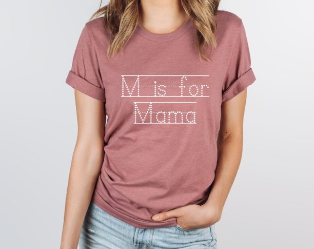 M is for Mama Shirt, Mom T Shirts, Mama T Shirt, Best Mom T-Shirt, Favorite Mom Shirts, Shirt For Mom, Teacher mom shirt, Toddler Shirt