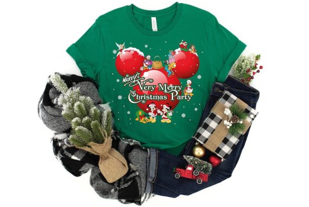 Mickey Balloon Head Shirt, Disney Mickey's Very Merry Christmas Shirt, Mickey Ear Shirt, Christmas Family Matching Shirt