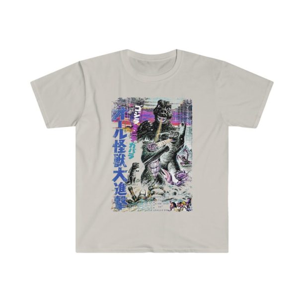 Japanese Godzilla Movie Poster Tee T-Shirt