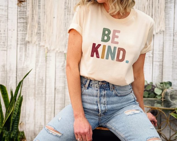 Be Kind Shirt, Kindness Shirt, Christian Shirt, Retro Be Kind Shirt,Vintage Shirt, Love Shirt,Women's Shirt,Gift For Women,Anti-Racism Shirt