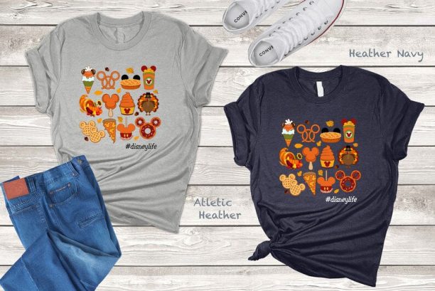 Disney Fall T-Shirt, Disney Thanksgiving Shirt, Family Disney Matching Kids Shirt, Fall Disney gift, Fall Mickey t-shirt