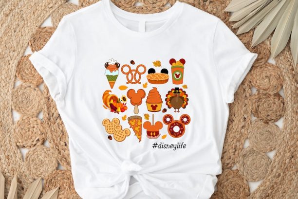 Disney Fall T-Shirt, Disney Thanksgiving Shirt, Family Disney Matching Kids Shirt, Fall Disney gift, Fall Mickey t-shirt