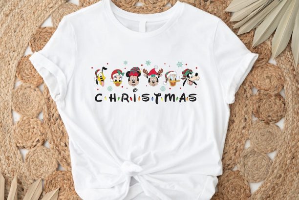 Mickey And Friends Christmas Shirt, Disney Christmas Shirt, Disneyland Christmas Shirt