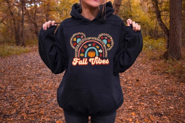 Mickey Ear Fall Vibes Shirt, Pumpkin Shirt, Family Vacation Shirt, Disney Fall Shirt, Cute Fall Disney, Fall Disney Vacation Shirt