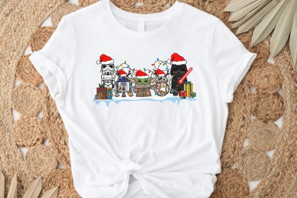 Christmas Gift, Disney Christmas Shirt, Star Wars Family Tee Shirt, Merry Christmas Tee, Merry Christmas Shirt