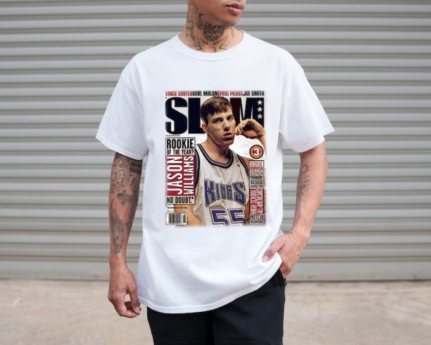 Jason 'White Chocolate' Williams Kings NBA Slam Inspired Unisex T-Shirt