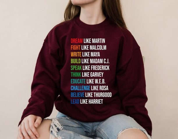 Dream Like Martin Sweatshirt,Martin Luther King Jr Sweatshirt,African American Sweatshirt,Black History Sweatshirt,I have a dream Sweatshirt