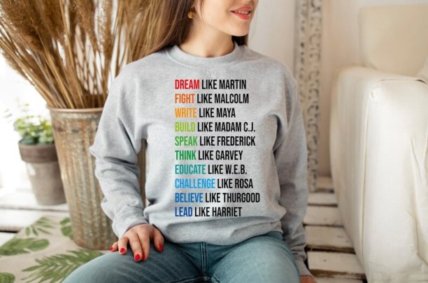 Dream Like Martin Sweatshirt,Martin Luther King Jr Sweatshirt,African American Sweatshirt,Black History Sweatshirt,I have a dream Sweatshirt