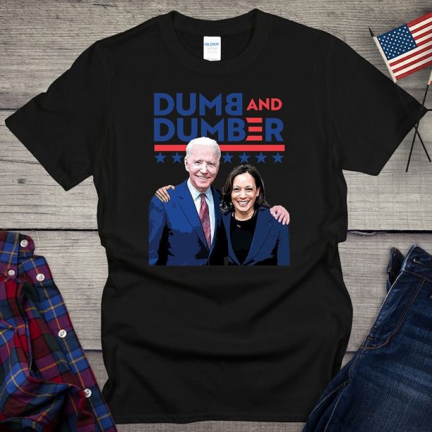 Dumb And Dumber Political T-shirt, Politics Tee, Joe Biden, Kamala Harris, Pop Culture Shirt, President, Vice President