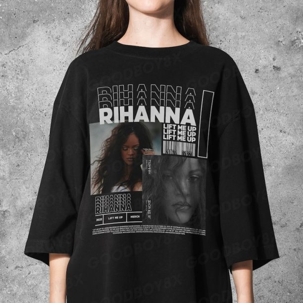 Rihanna Sweatshirt, Rihanna Merch, Rihanna Lift Me Up Graphic tee Sweatshirt, Gift For Fan