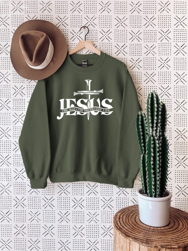 Jesus Sweatshirt | Christian Shirts | Women shirts | Faith T-shirt | Religious Shirt | Christian Gift