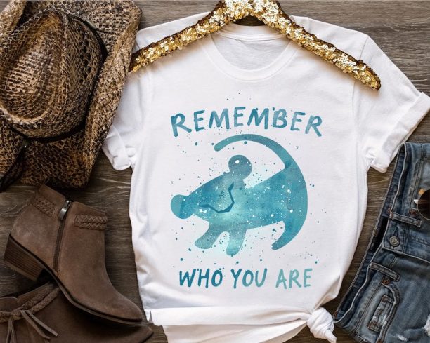 Disney The Lion King Simba Remember Who You Are Splatter Shirt, Magic Kingdom Trip Unisex T-shirt Family Birthday Gift Adult Kid Toddler Tee