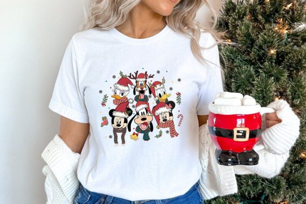 Mickey and friends Christmas Shirt, Mickey Christmas Shirt, Disney Christmas Shirts, Christmas Family Matching Shirt