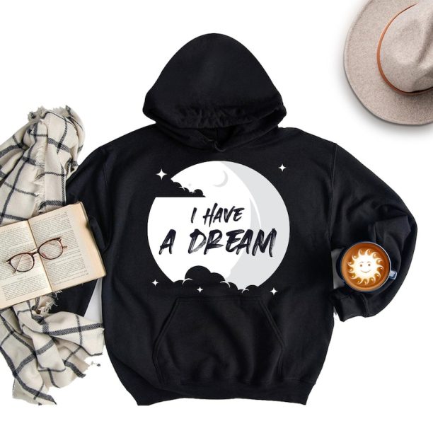 Martin Luther King Jr Hoodie, MLK Day Unisex Hoodies, BLM Hooded Sweatshirt, I Have A Dream Hoodie - 1053