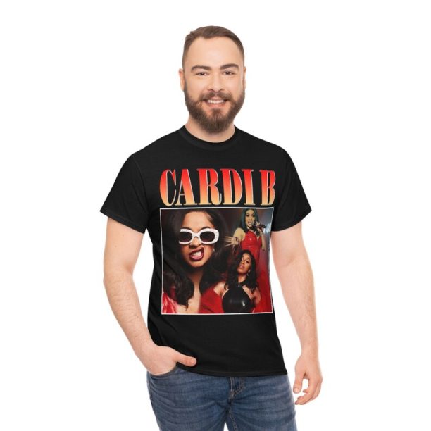 Cardi B Shirt, Vintage Bootleg Shirt, Retro Shirt, Graphic Unisex Tee, Concert Shirt, Pop Aesthetic Shirt, Birthday Gift