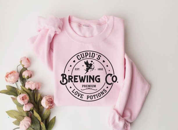 Brewing Co Shirt, Cupid's Sweatshirt, Valentine's Day Shirt, Valentine Gift, Eros Shirt, Girlfriend Shirt