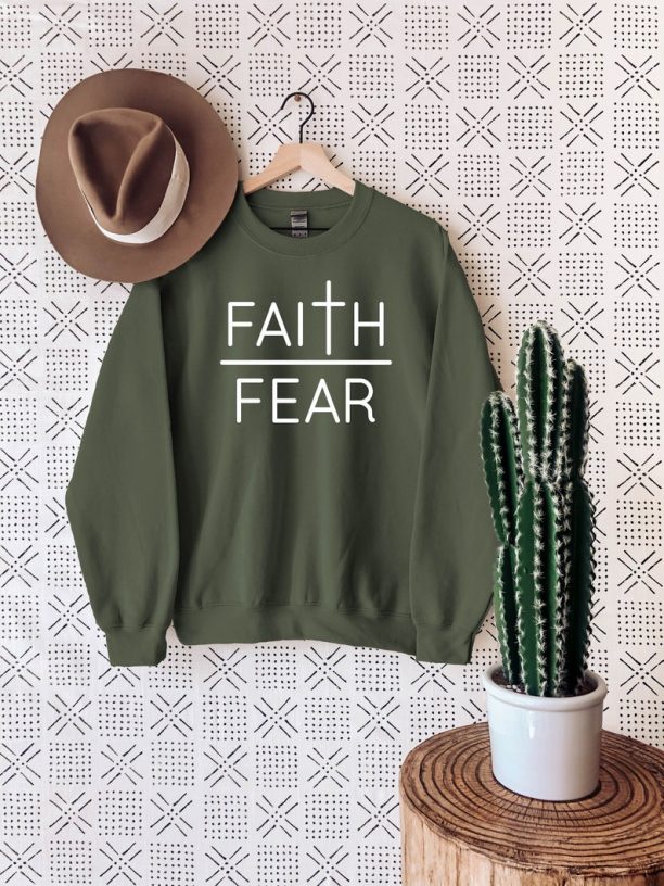 Faith over Fear | Christian Shirts | Women shirts | Faith T-shirt | Religious Shirt | Christian Gift