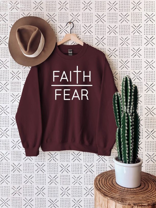 Faith over Fear | Christian Shirts | Women shirts | Faith T-shirt | Religious Shirt | Christian Gift