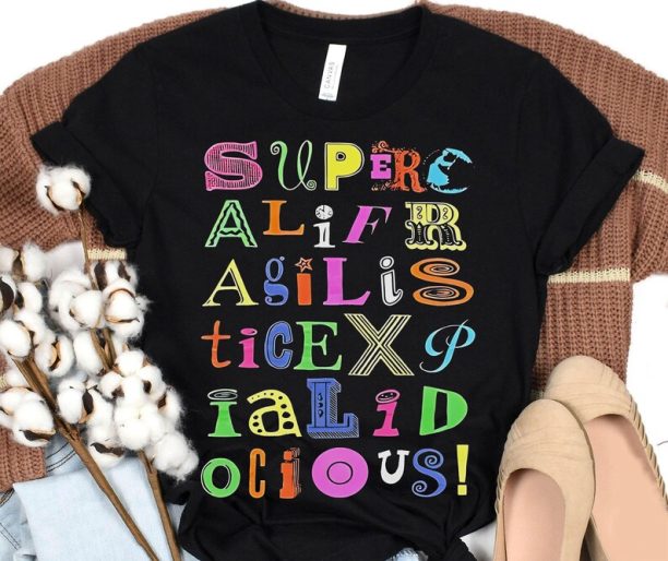 Mary Poppins Supercalifragilisticexpialidocious Sweatshirt / Walt Disney World T-shirt / Disneyland Family Trip Tee