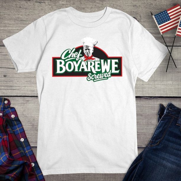 Chef BoyAreWe Screwed T-shirt, Funny Political Humor Tee, Joe Biden, Chef Boyardee, Anti-Biden, President, Hilarious