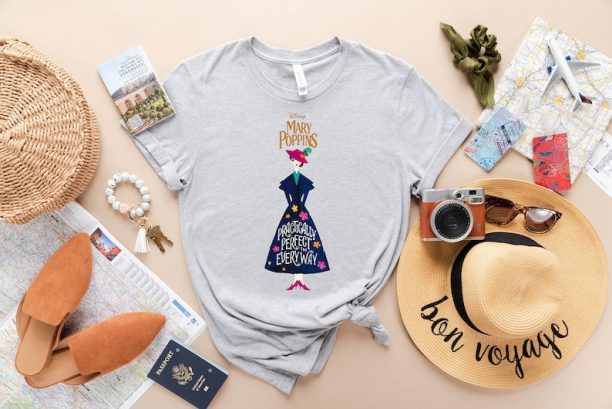 Mary Poppins Shirt, WDW Disney Inspired Shirt, Magical Disney Family Vacation, Women's Disney Trip Family Matching