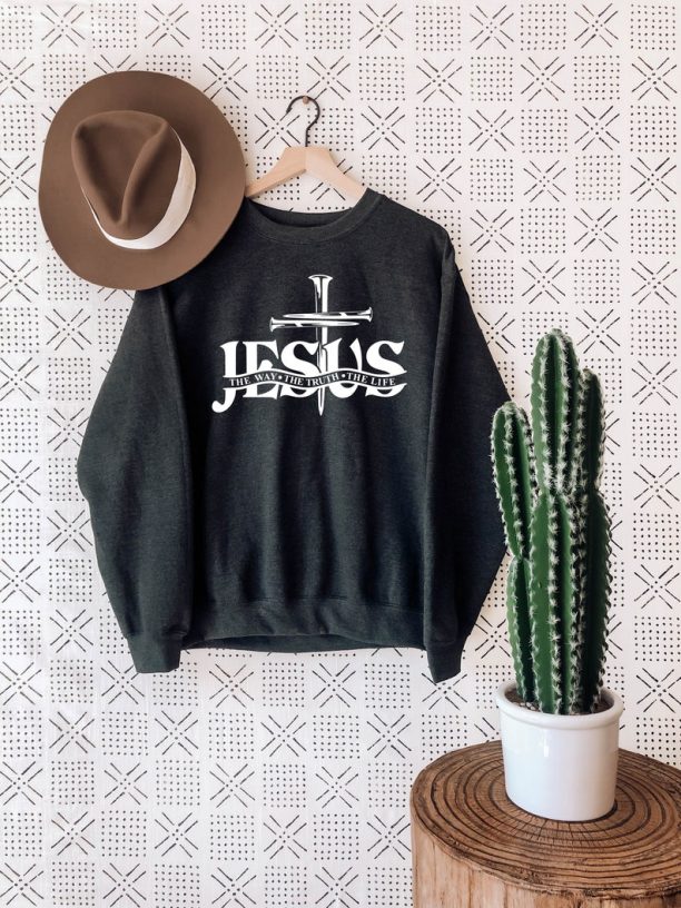 Jesus Sweatshirt | Christian Shirts | Women shirts | Faith T-shirt | Religious Shirt | Christian Gift