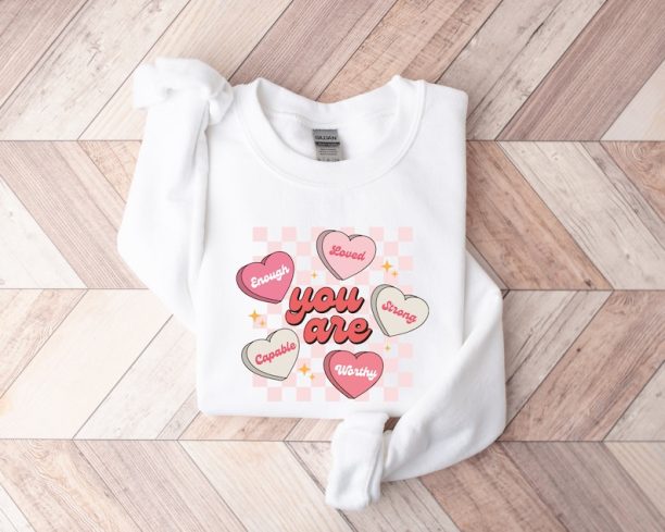 Cute Valentines Sweatshirt, Be Mine Sweatshirt, Valentines Day, Conversation Hearts Shirt, I Love You Shirt, Heart Candy Shirt, Couple Shirt