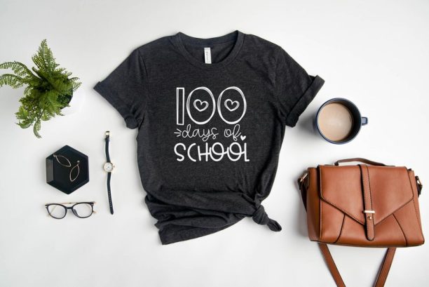 100 Days Of School Shirt, Teacher 100 Days Shirt, Gift For Teacher, Teacher Appreciation, 100 Days Smarter