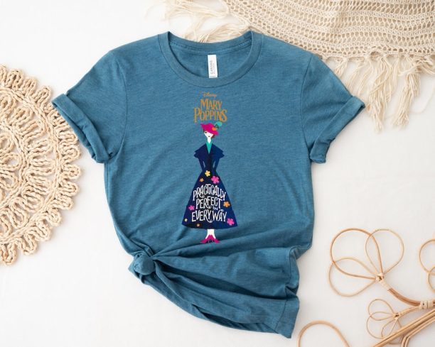 Mary Poppins Shirt, WDW Disney Inspired Shirt, Magical Disney Family Vacation, Women's Disney Trip Family Matching