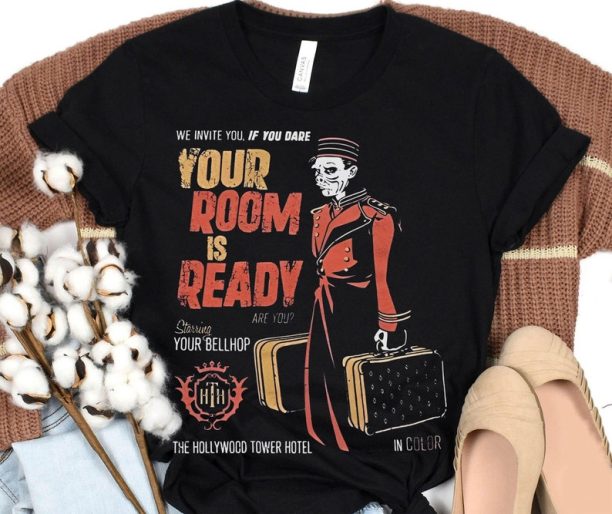 Hollywood Tower Your Room Is Ready Shirt / Disney Holywood Tower HTH T-shirt / Walt Disney World Tee