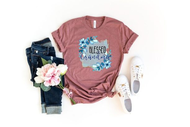 Blessed Grandma Shirt, Grandmother Shirt, Grandma Shirt, Grandma Gifts, Cute Grandma Shirt