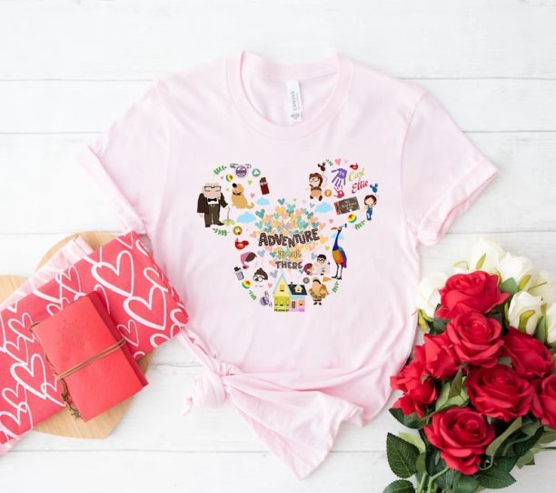 Disney Pixar Adventure Is Out There Comfort Colors® Shirt, Disney Up Shirt, Mickey Balloons Shirt, Disney Family Shirt