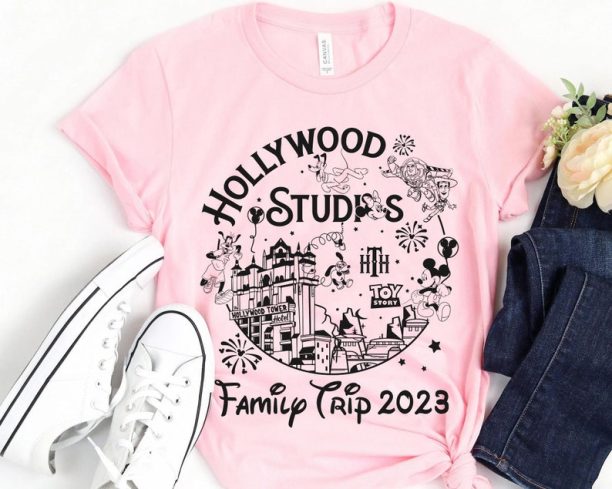 Disney's Hollywood Studios Family Trip 2023 Shirt / Walt Disney World T-shirt / Disneyland Family Vacation Shirt