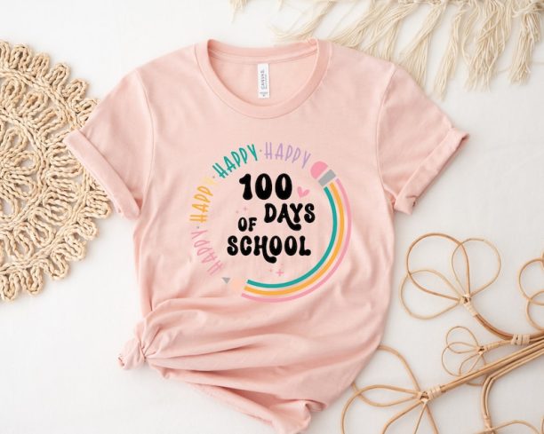 100 Days of School Shirt, 100 Day Shirt, Student Gift, 100th Day Of School Celebration, Student Shirt