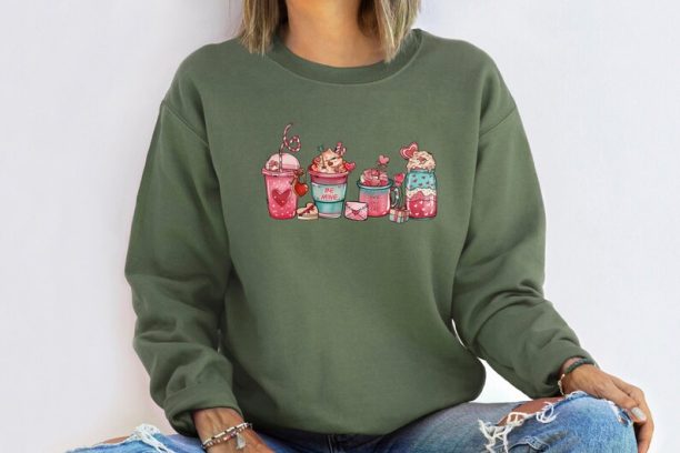 Coffee Sweatshirt, Be Mine Sweatshirt, Valentines Day Sweatshirt, Valentine Shirt, Plus Size Sweater, Gift For Woman