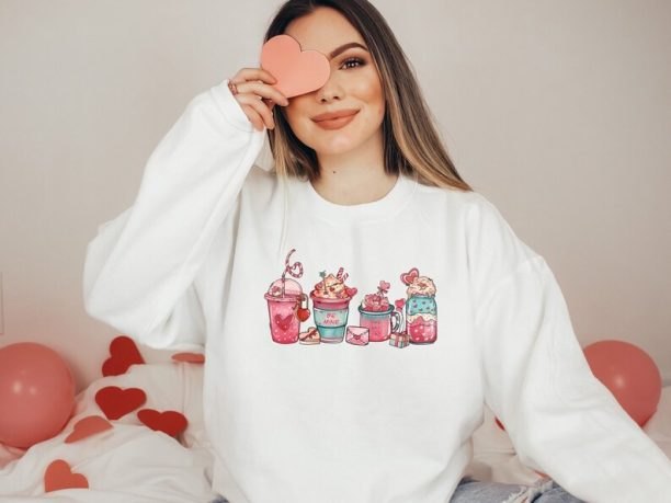 Coffee Sweatshirt, Be Mine Sweatshirt, Valentines Day Sweatshirt, Valentine Shirt, Plus Size Sweater, Gift For Woman