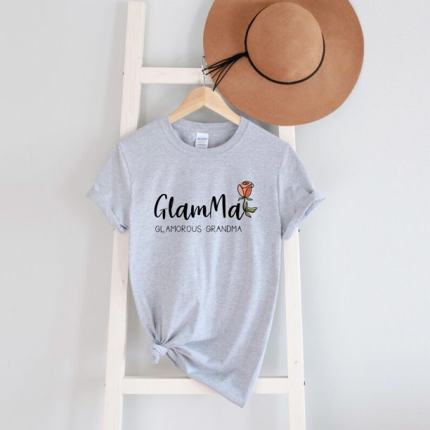 Grandma Shirt, Glamma Glamorous Grandma Shirt, Mom Sweatshirt, Gift For Grandma, Mom Shirt, Grandma Sweatshirt