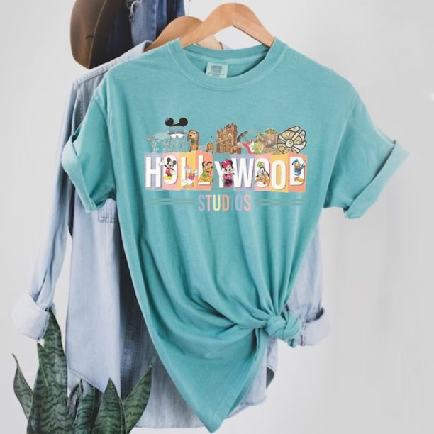 Disney Hollywood Studios Comfort Colors® Shirt, Disney Trip Family Shirt, Disney Aesthetic Shirt, retro Disneyworld Shirt