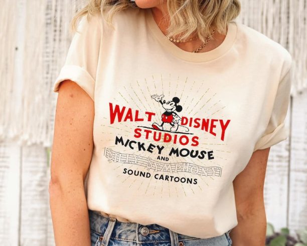 Mickey Mouse T-Shirt, Walt Disney Shirt, Disney 100 Years Of Wonder T-Shirt, Disneyland Platinum 100th Anniversary