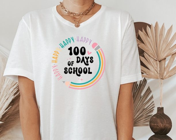 100 Days of School Shirt, 100 Day Shirt, Student Gift, 100th Day Of School Celebration, Student Shirt