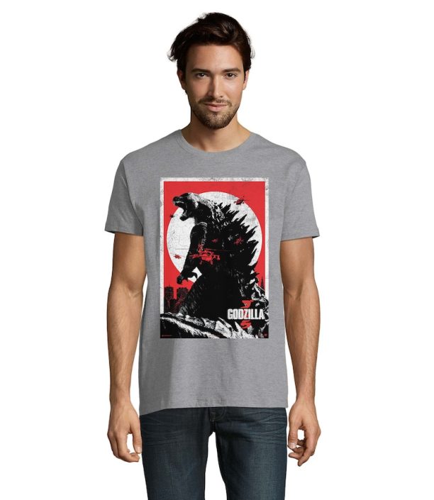 Godzilla Movie Poster Art Unisex Men's Cotton T-Shirt