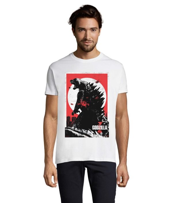 Godzilla Movie Poster Art Unisex Men's Cotton T-Shirt