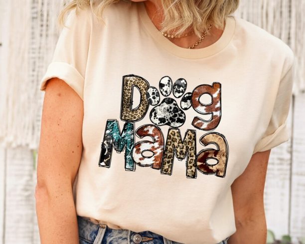 Dog Mama Shirt, Dog Mom Gift, Dog Mom T shirt, Dog Mom T-Shirt, Dog Lover Gift, Fur Mama Shirt, Pet Lover T Shirt, Dog Lover Tee