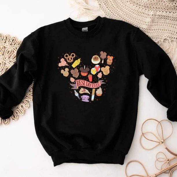 Best Day Ever Sweatshirt, Disney Sweatshirt, Disney World Sweatshirt, Walt Disney Sweaters, Disney Family Sweats