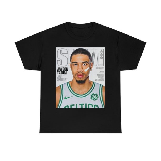 Slam Cover Tee Shirt Boston Celtics Jayson Tatum