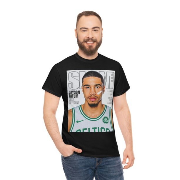 Slam Cover Tee Shirt Boston Celtics Jayson Tatum