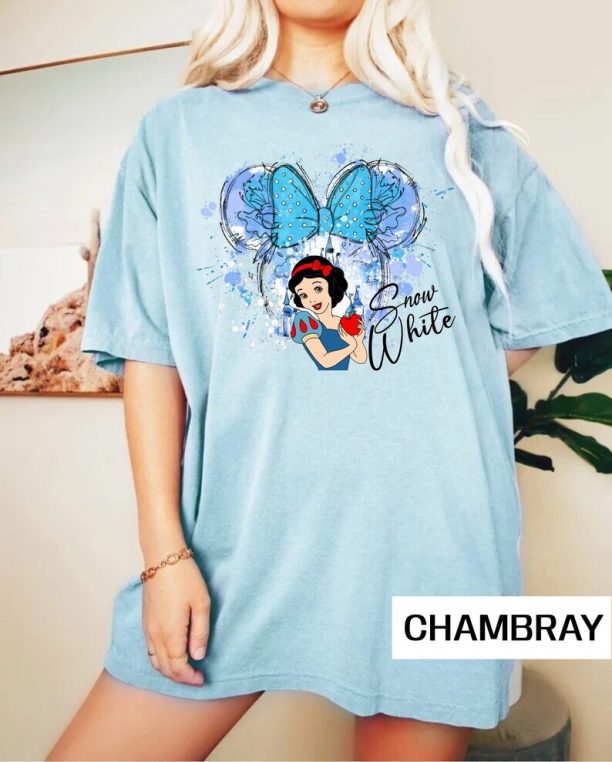 Disney Princess Minnie Ears Comfort Colors® Shirt, Princesses Shirt, Cinderella Shirt, Belle Shirt, Disneyworld Shirt