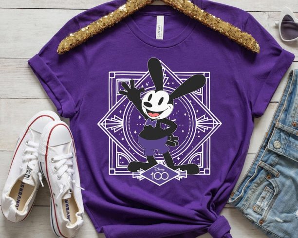 Disney100 Oswald The Lucky Rabbit Shirt / Disney 100 Years Of Wonder Tee / Walt Disney Company T-shirt