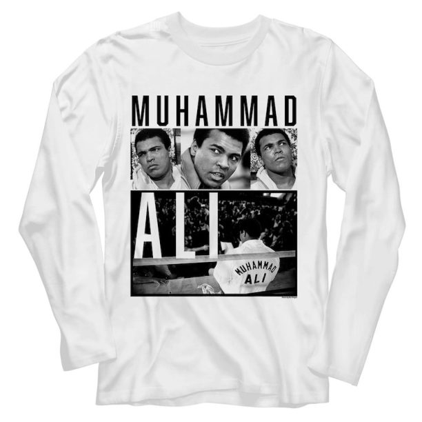 Muhammad Ali Black and White Photos White Shirts