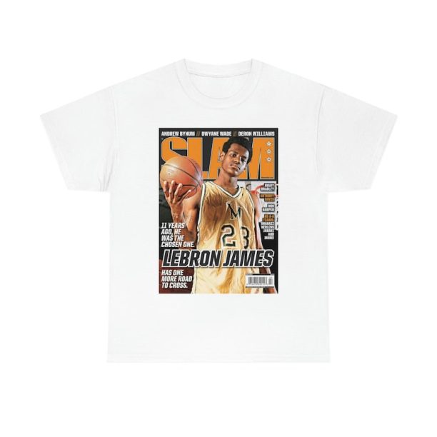 LeBron James Chosen One Slam Cover Tee Shirt